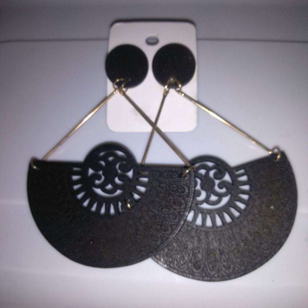 Bohemian Wood Earrings